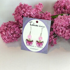 kurnau earrings, pink