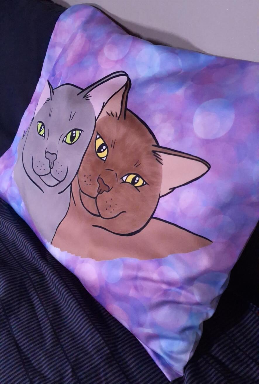 happy kitty tyynyliina, ennakkotilaustuote