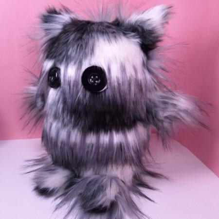 lasihelmi klipsi, raidallinen