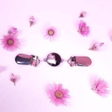 lasihelmi klipsi, raidallinen