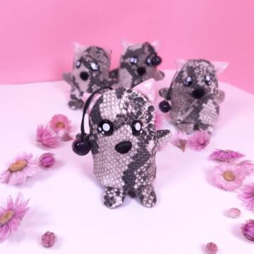 lasihelmi klipsi, raidallinen