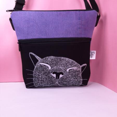 happykittyolkalaukkuviolettivärjättyvaal