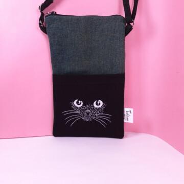 kasvotpimeässäkännykkälaukkuvihreä