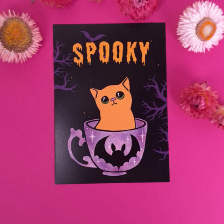 kuppikissahalloweenkortti